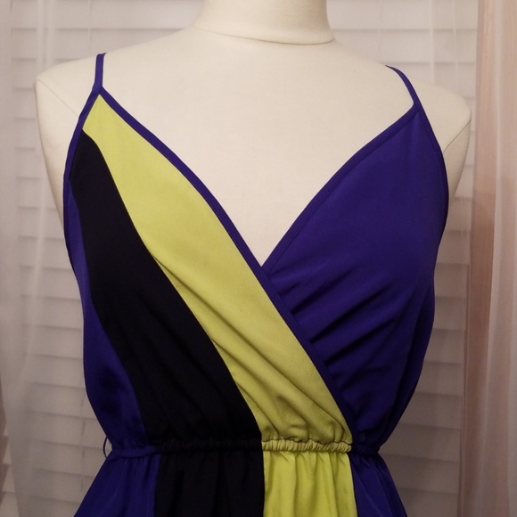 xs strappy color block dress - Picture 2 of 3